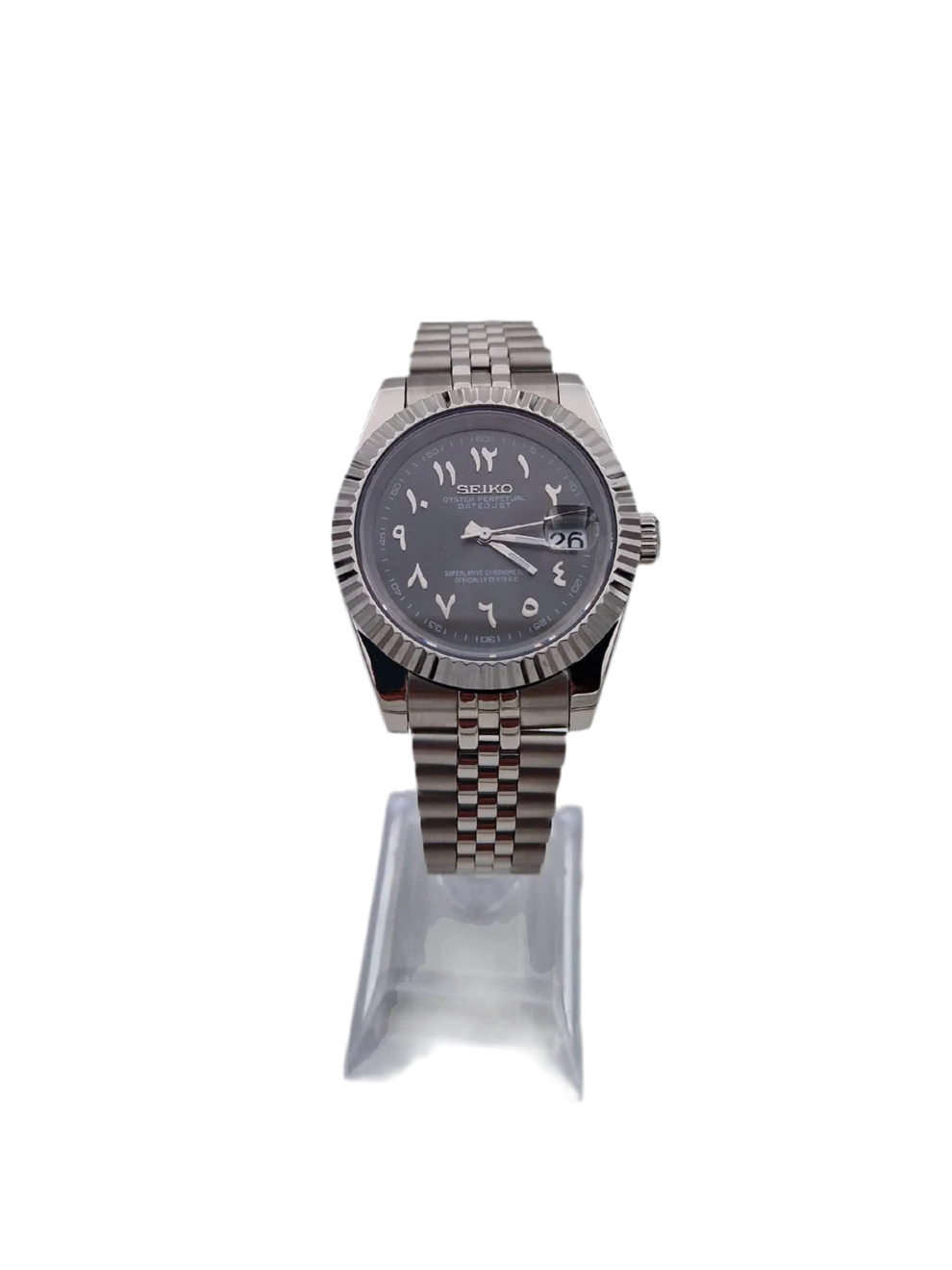 Grey Arabic - Datejust Mod