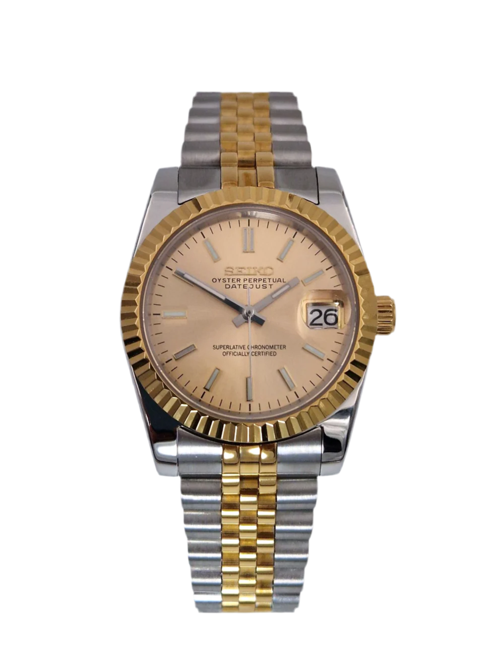Champagne - Two-tone Datejust Mod