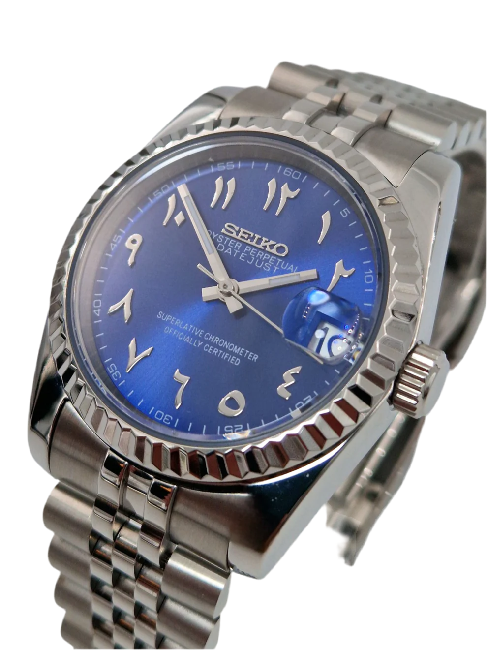Dark Blue Arabic - Datejust Mod