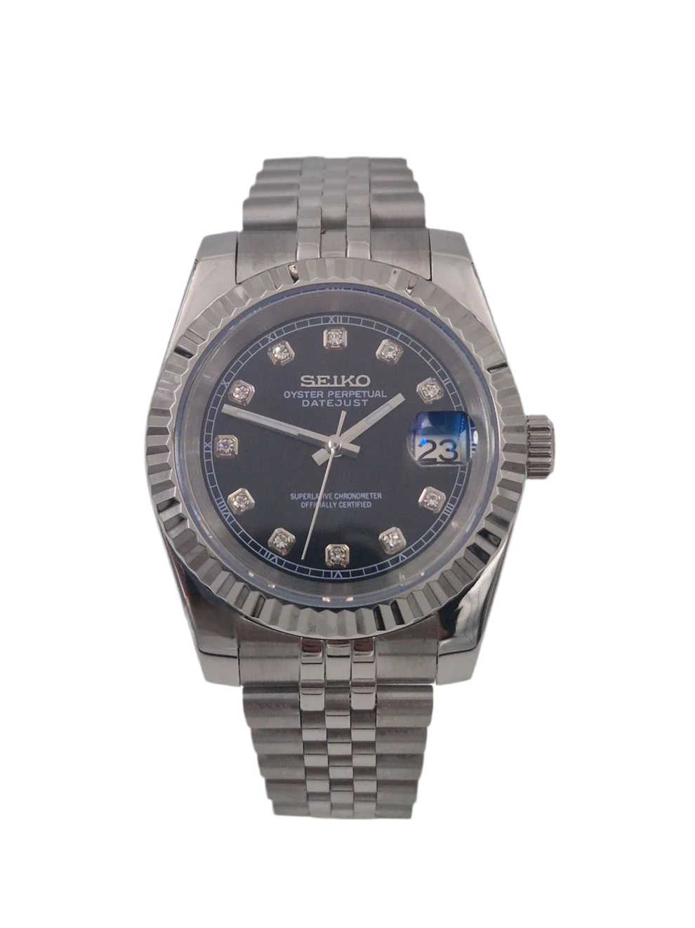 Grey Diamond - Datejust Mod