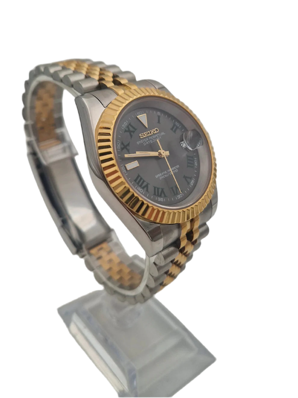 Wimbledon Gold - Two Tone Datejust Mod