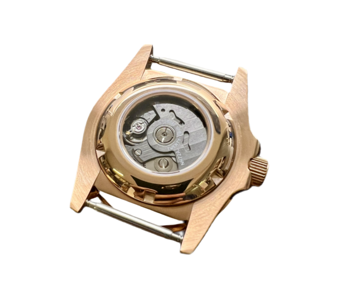 YM Skeleton Rose Gold - Seiko Mods