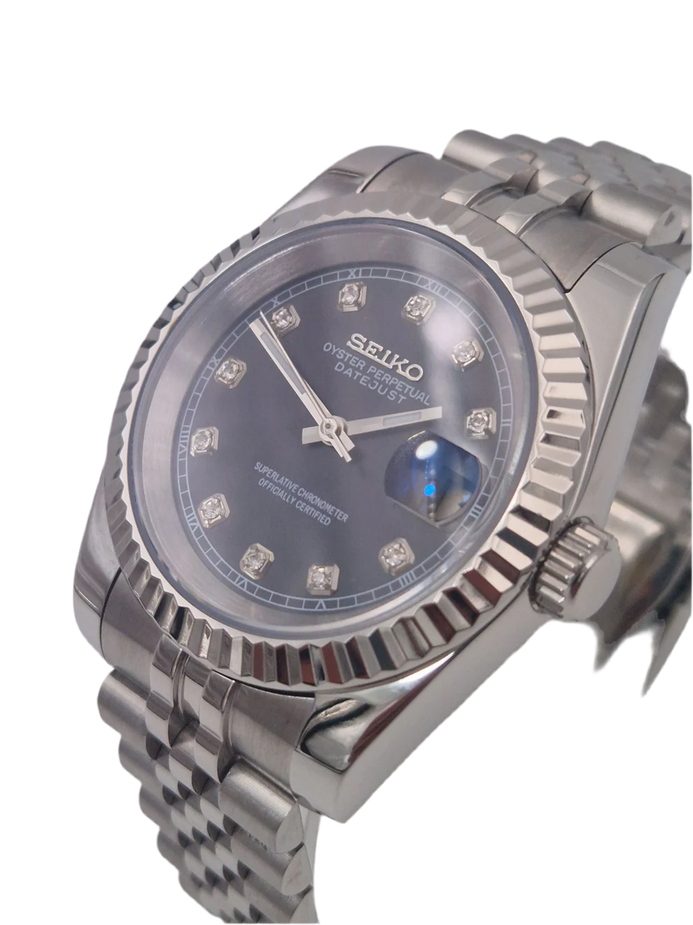 Grey Diamond - Datejust Mod