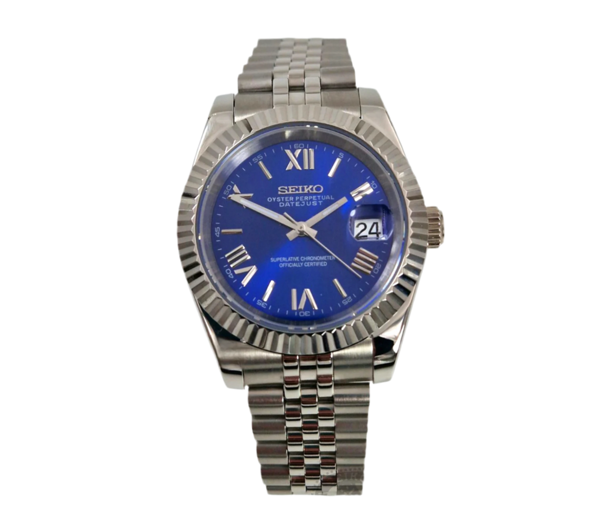 Dark Blue Roman - Datejust Mod
