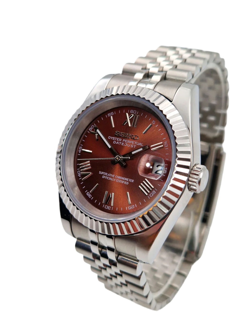 Chocolate Roman - Datejust Mod