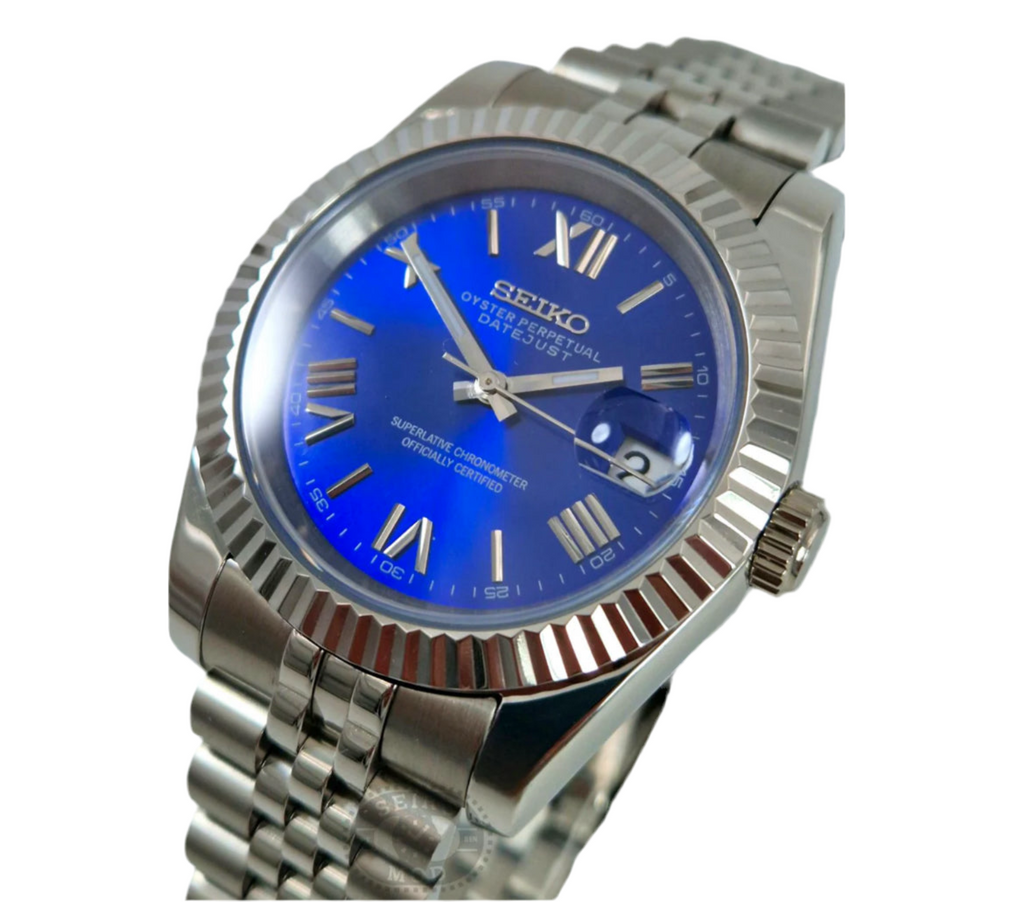 Dark Blue Roman - Datejust Mod