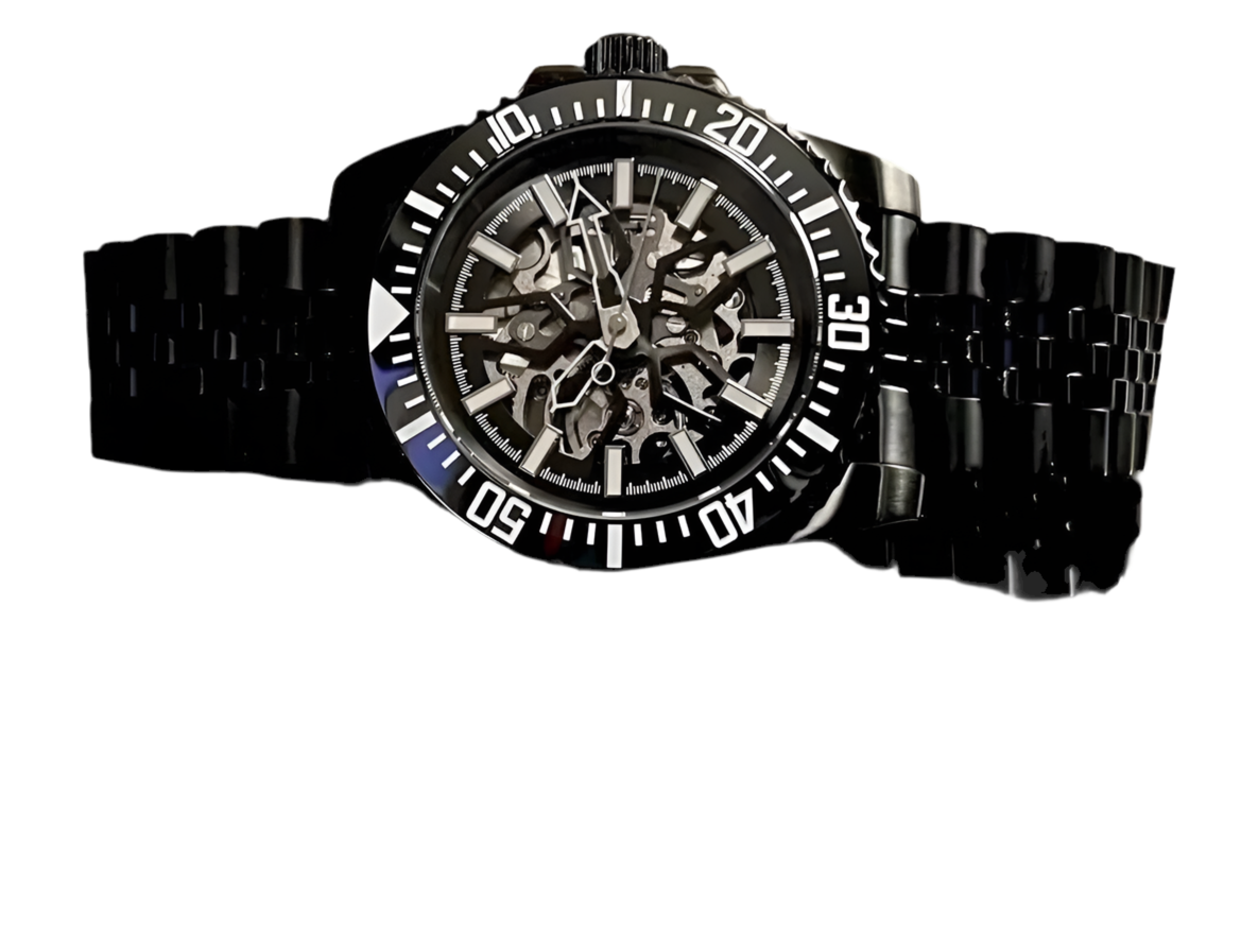 Black-Seiko Submarine Skeleton Mod
