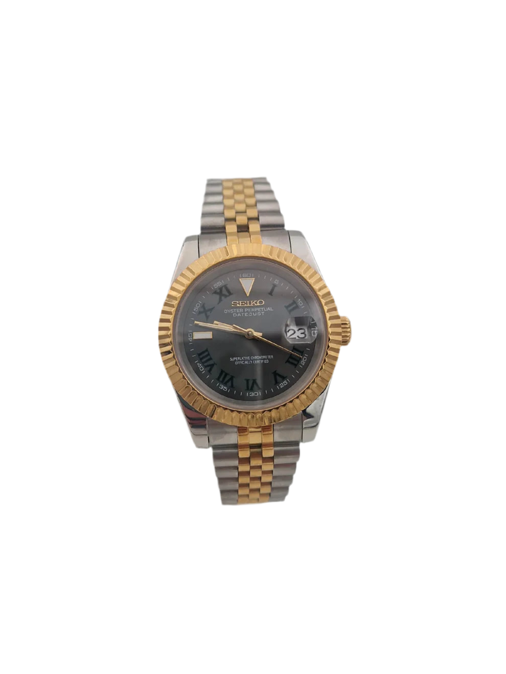 Wimbledon Gold - Two Tone Datejust Mod