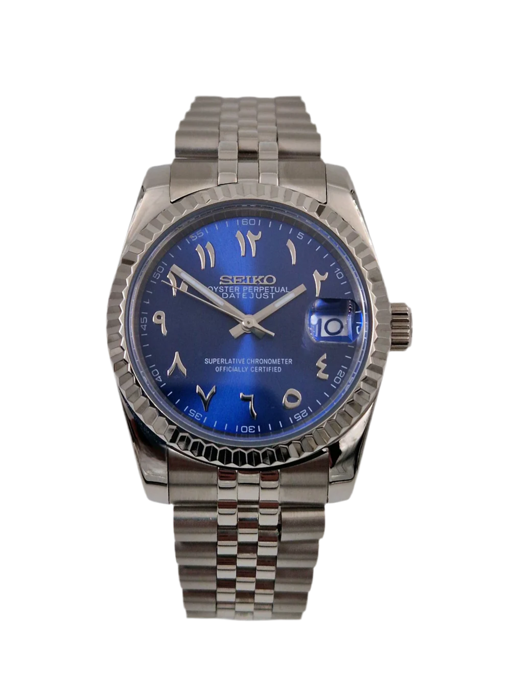 Dark Blue Arabic - Datejust Mod
