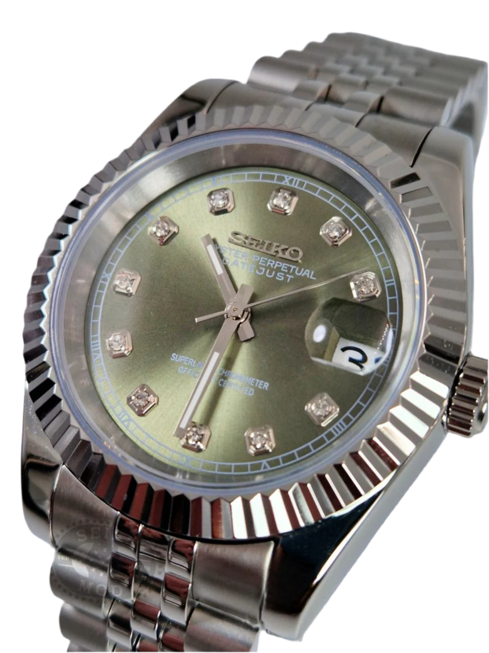 Green Diamond - Datejust Mod