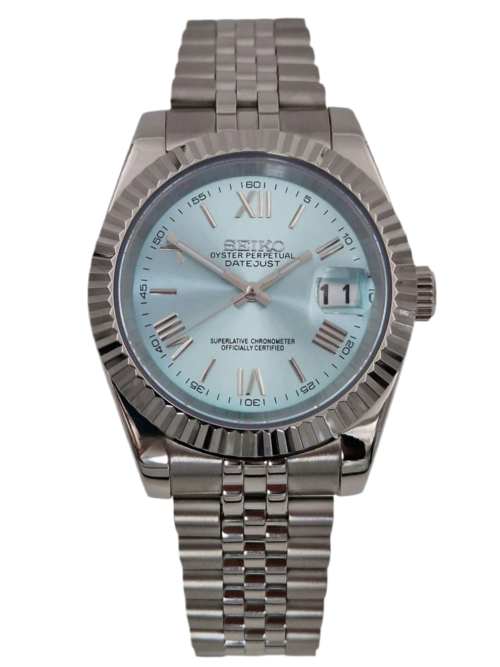 Light Blue Roman - Datejust Mod
