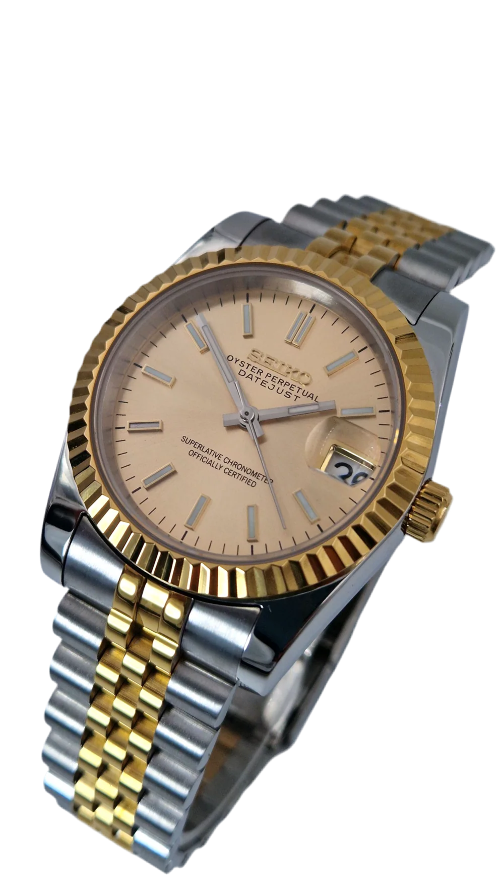 Champagne - Two-tone Datejust Mod
