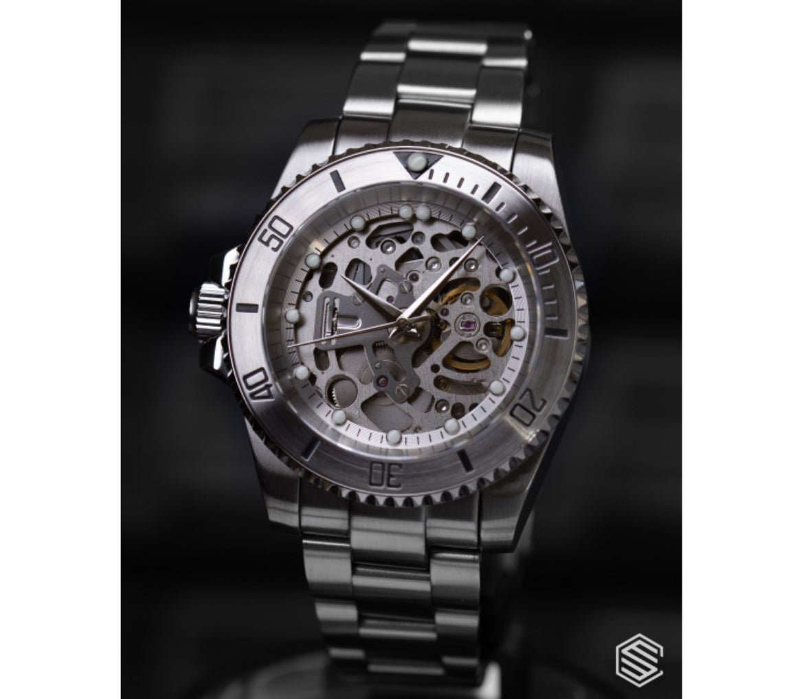 Lefty Sub Skeleton - Seiko Mod